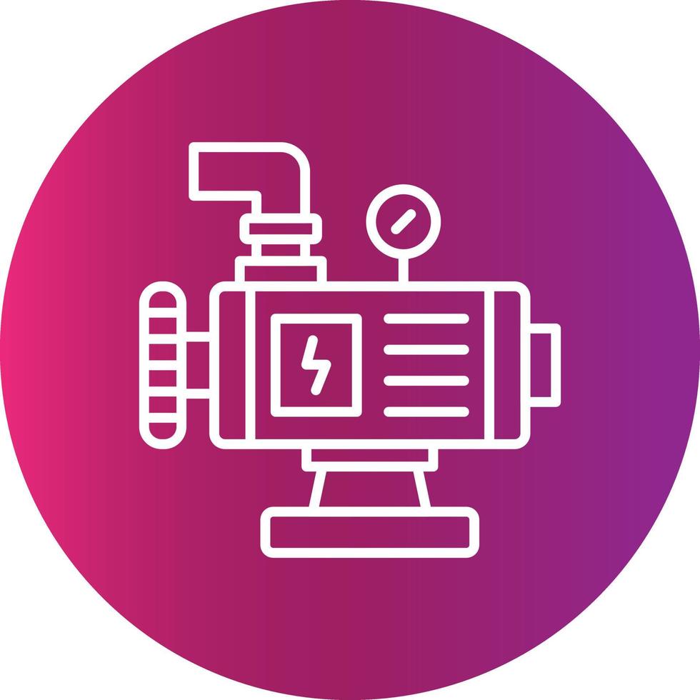 Water Pump Creative Icon Design vector