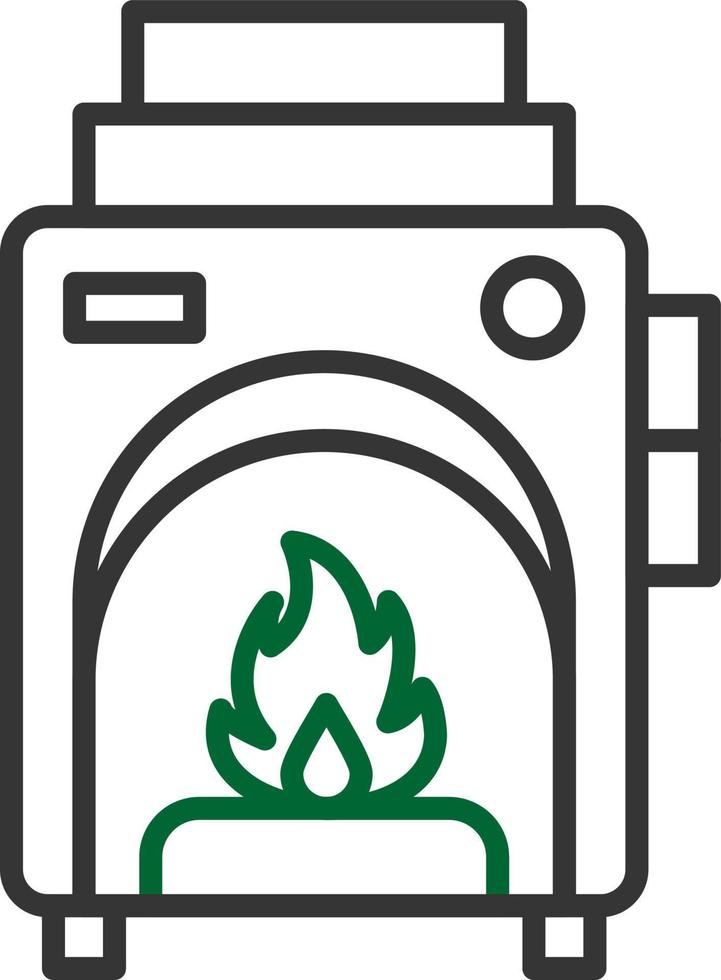 diseño de icono creativo de horno vector