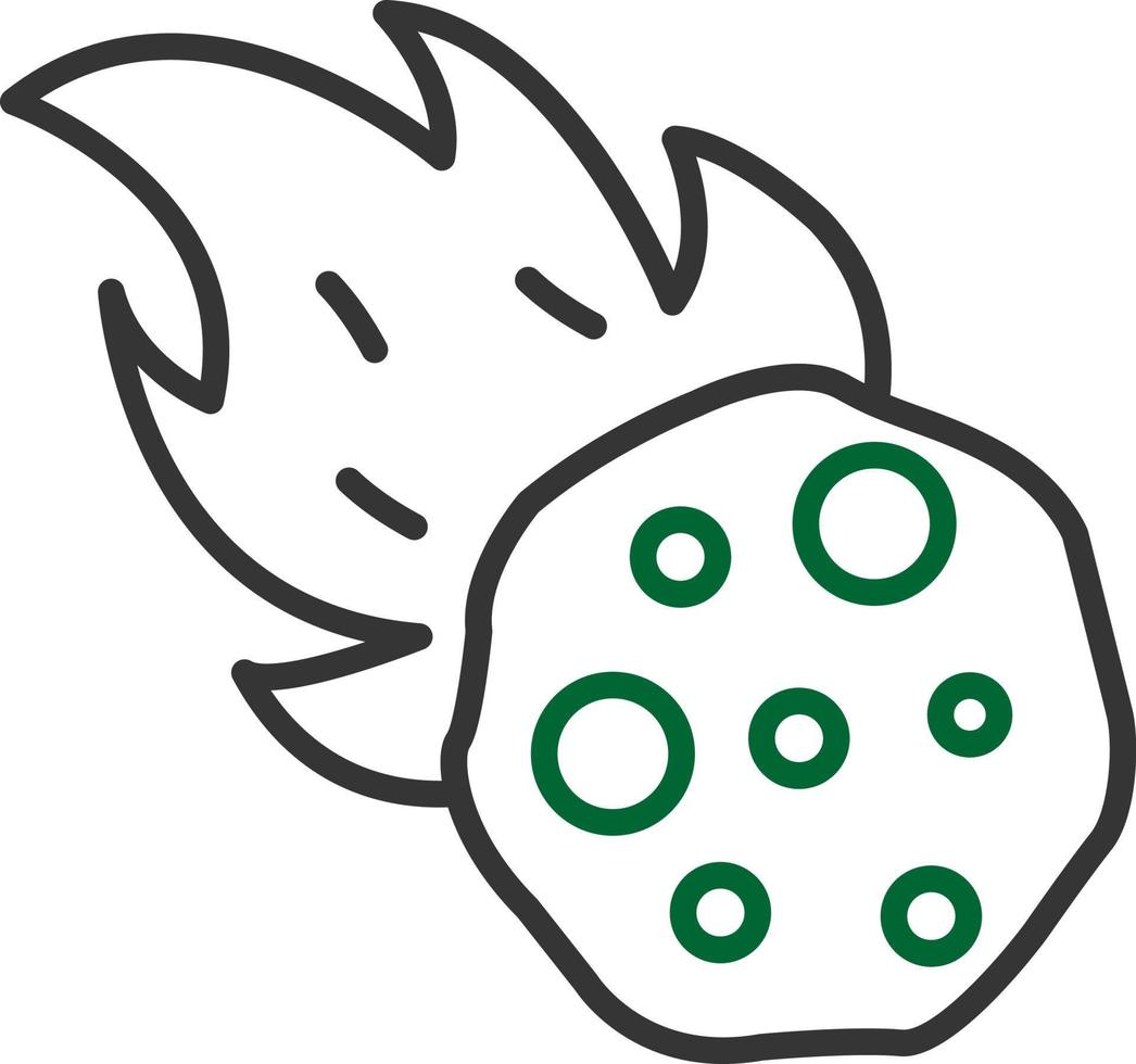 Meteor Creative Icon Design vector