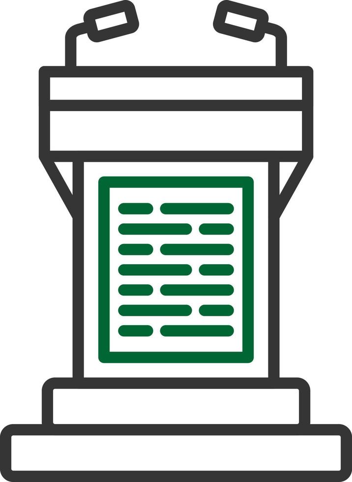 Tribune Creative Icon Design vector