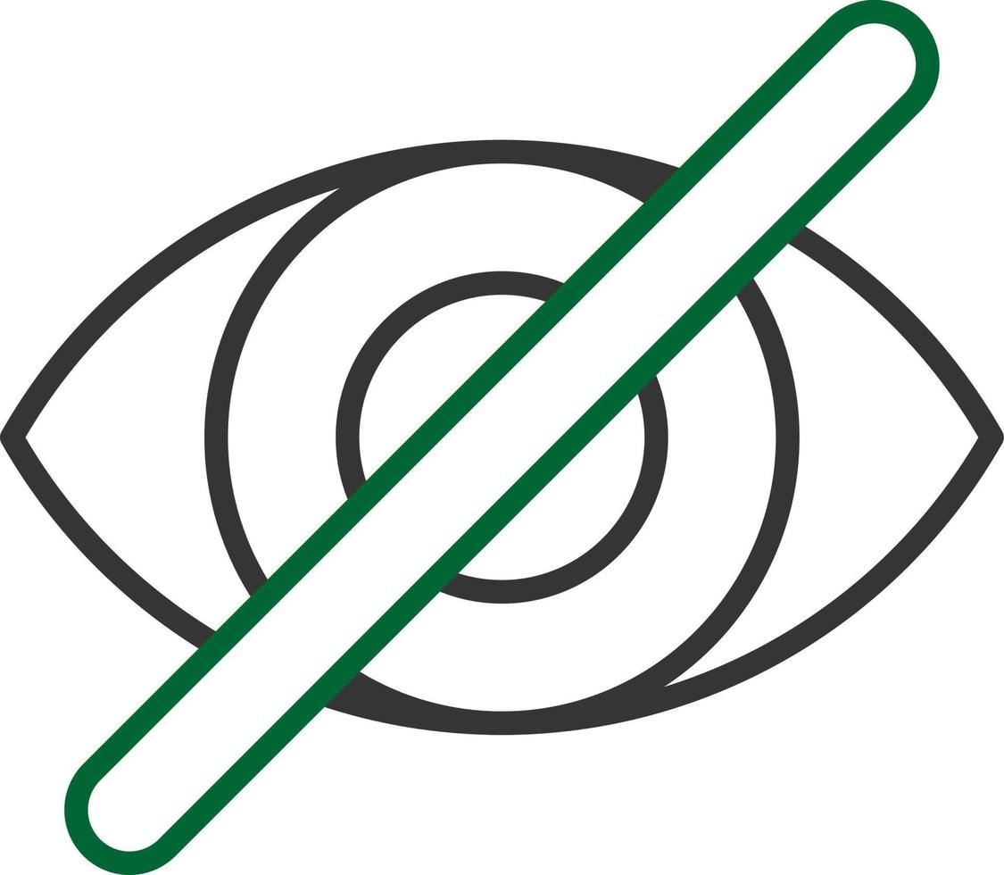 Close Eyes Creative Icon Design vector