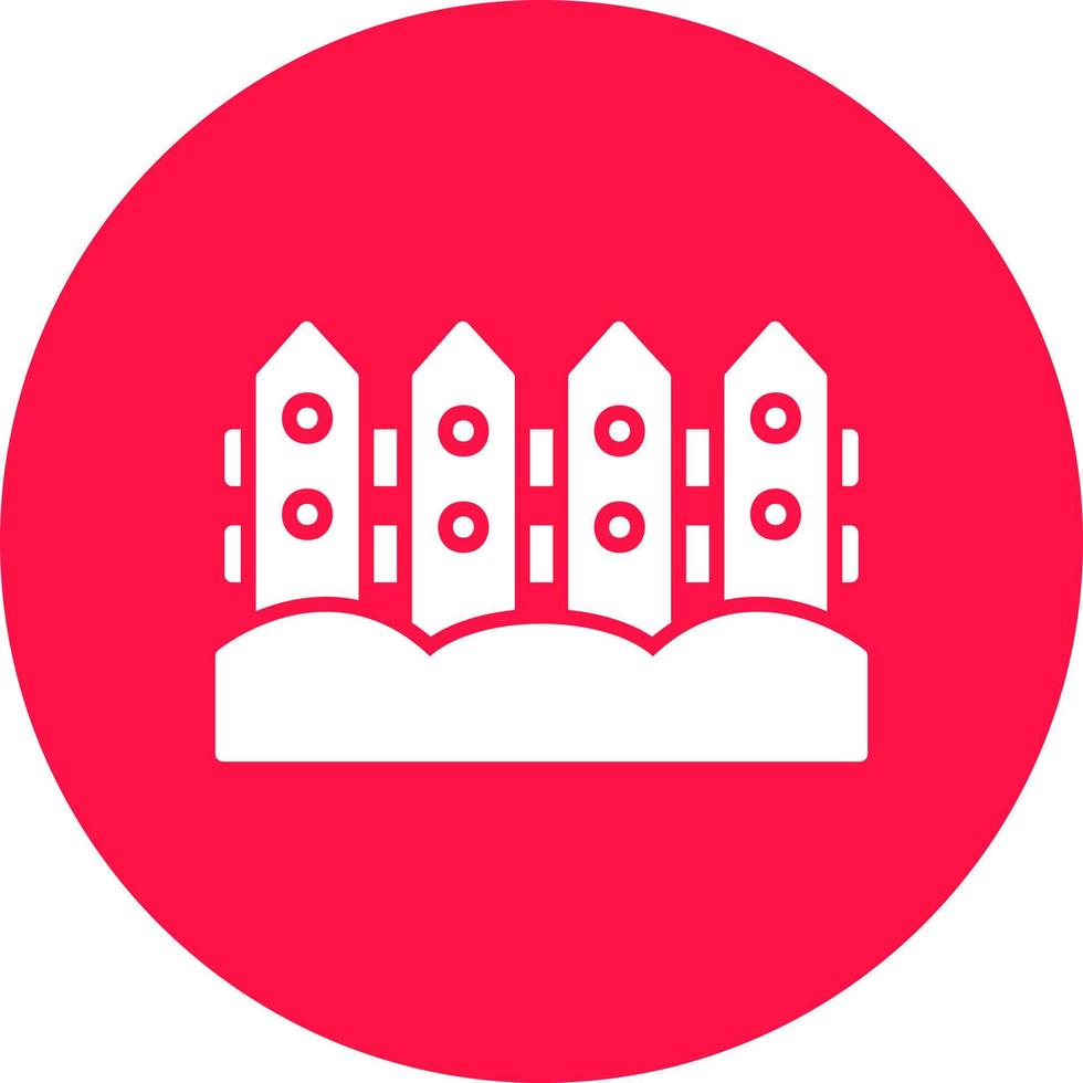 Fence Creative Icon Design vector