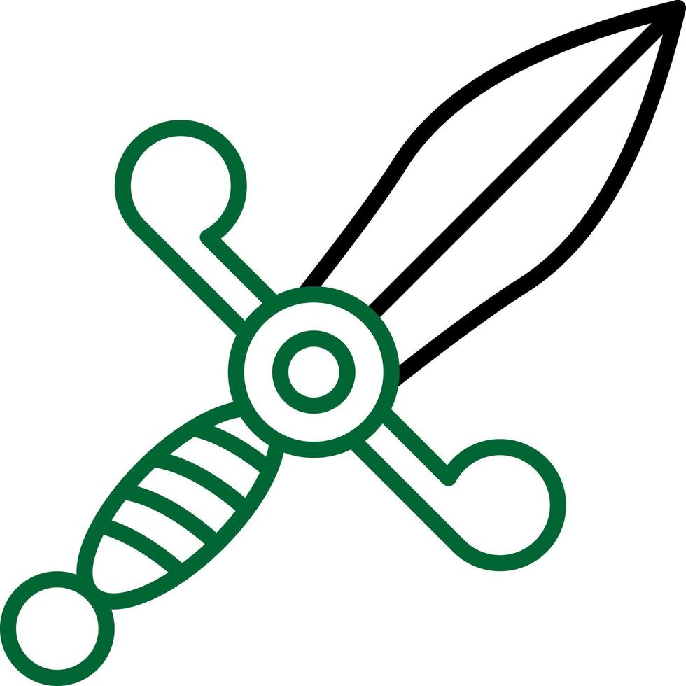 Dagger Creative Icon Design vector