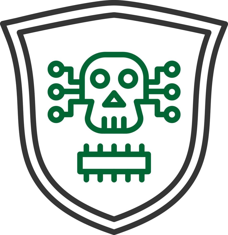 Malware Creative Icon Design vector