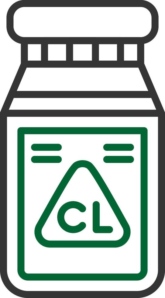 Chlorine Creative Icon Design vector