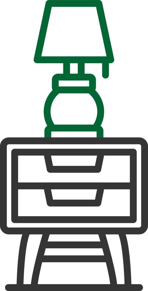 Night Stand Creative Icon Design vector