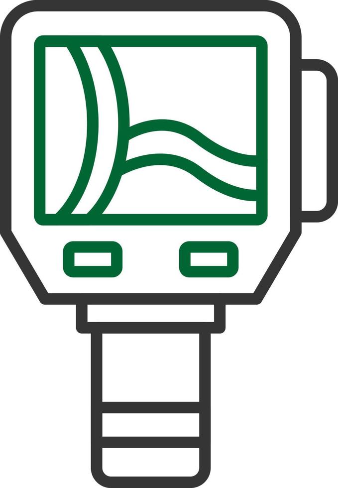 Thermal Imaging Creative Icon Design vector