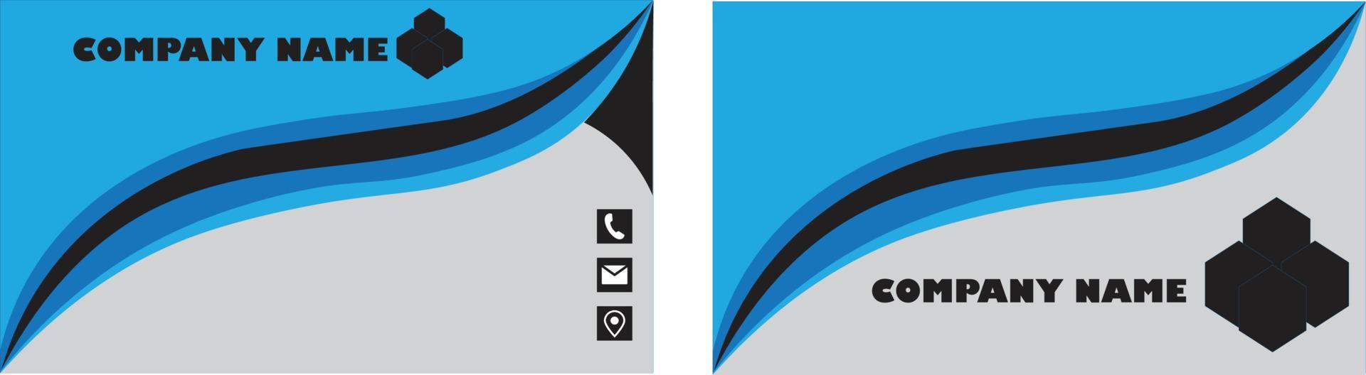 business card template vector