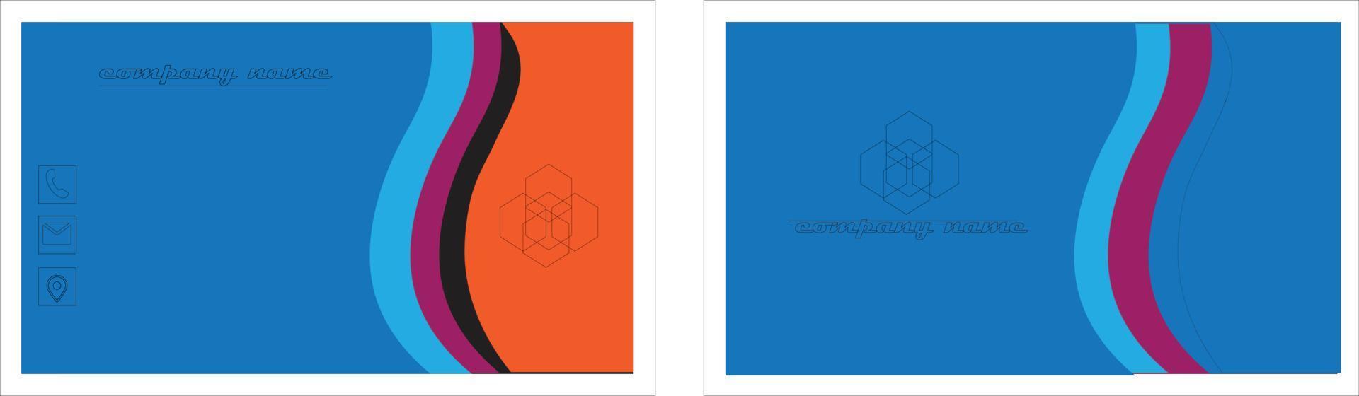 pro, Modern and Elegant Business Card Design template vector