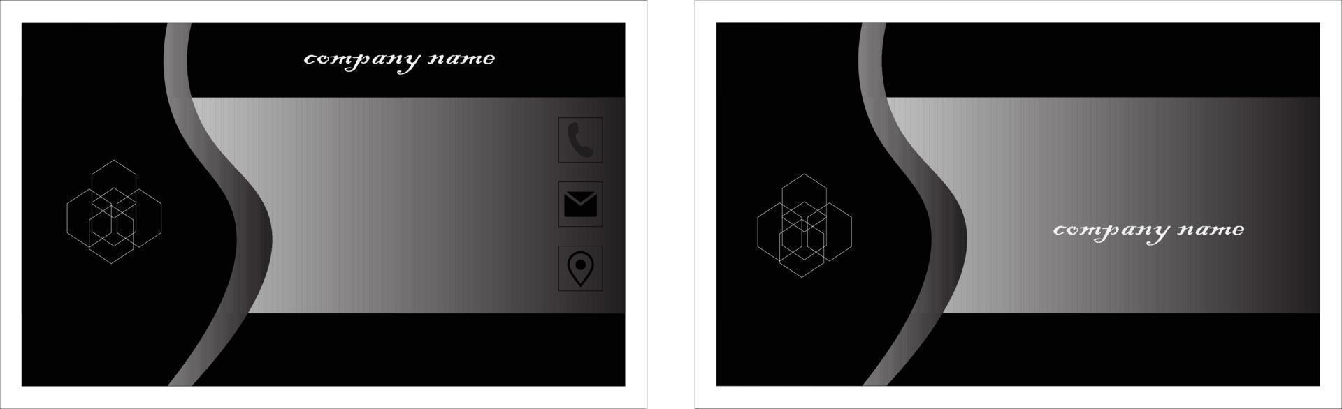 Free Professional Business Card Template Pro Vector