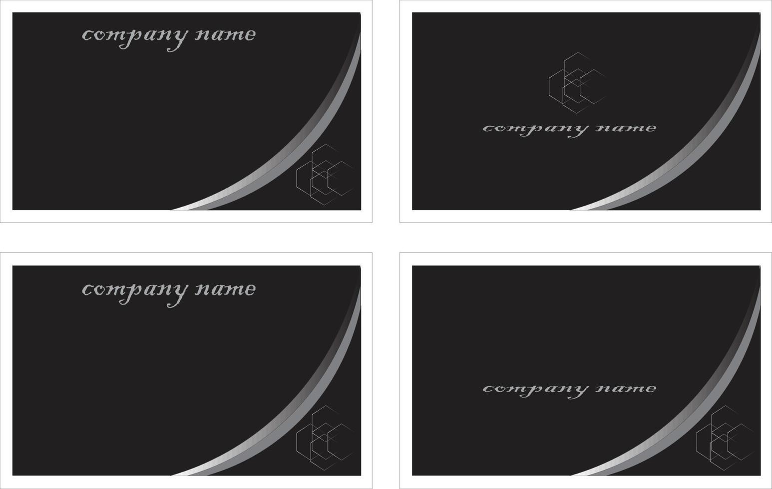 Free Professional Business Card Template Pro Vector