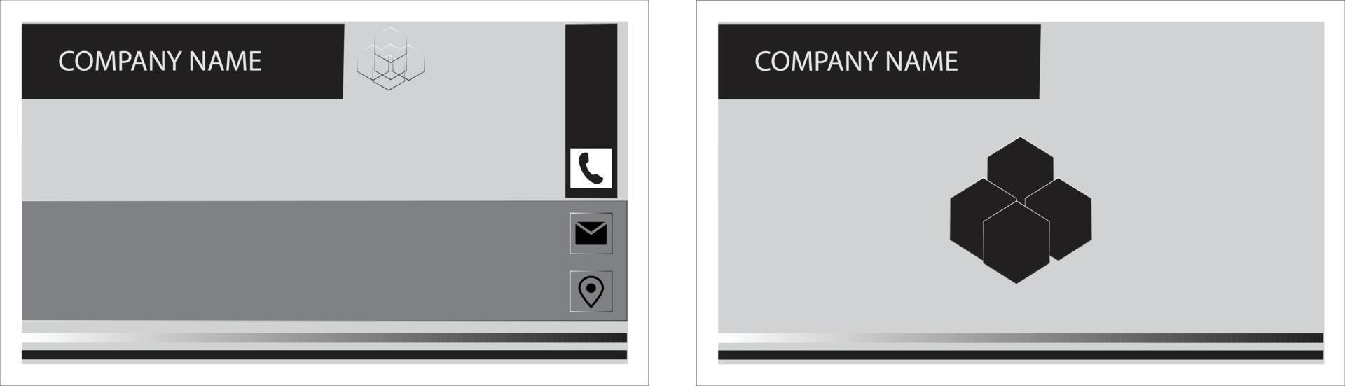 Free Professional Business Card Template Pro Vector
