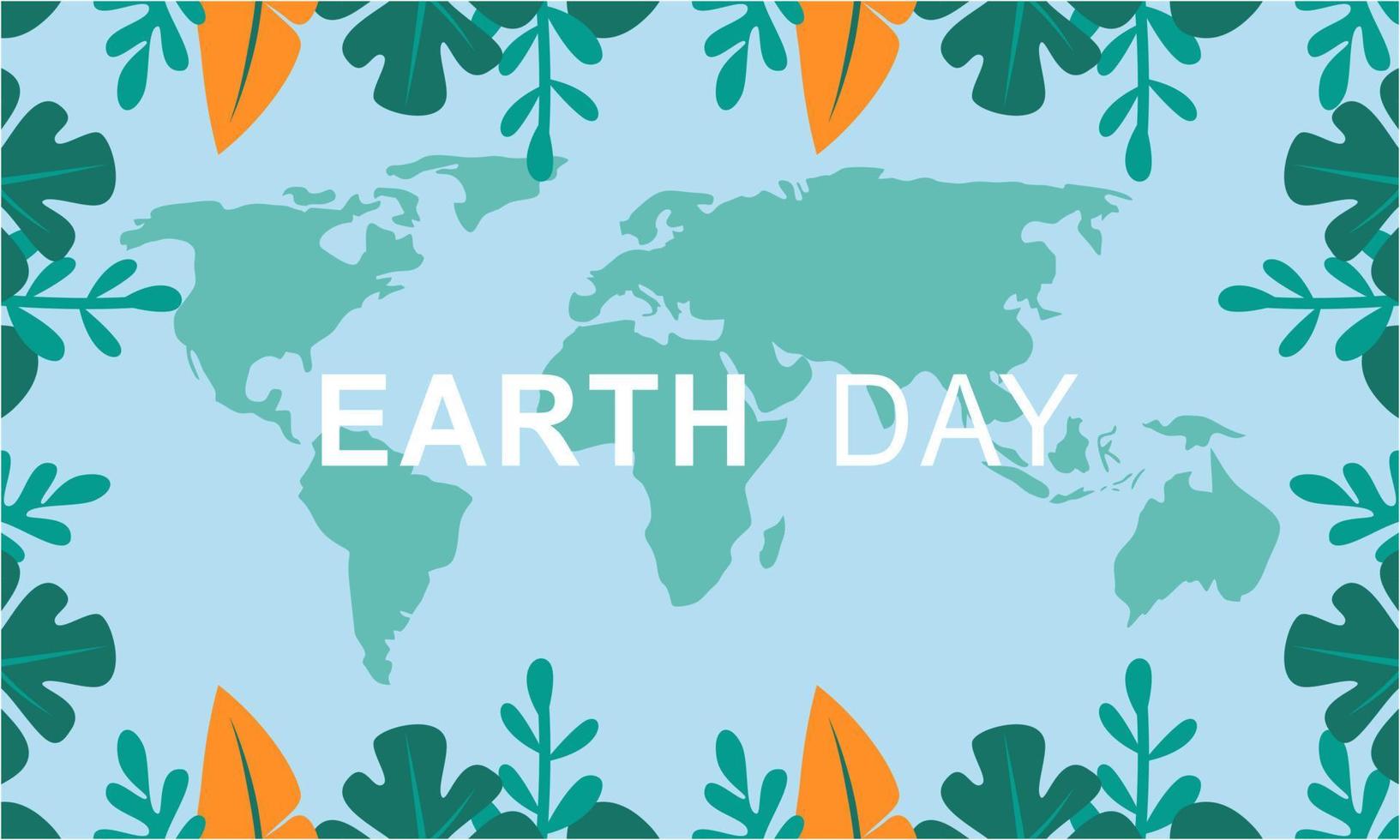 International Mother Earth Day. Environmental problems and environmental protection vector