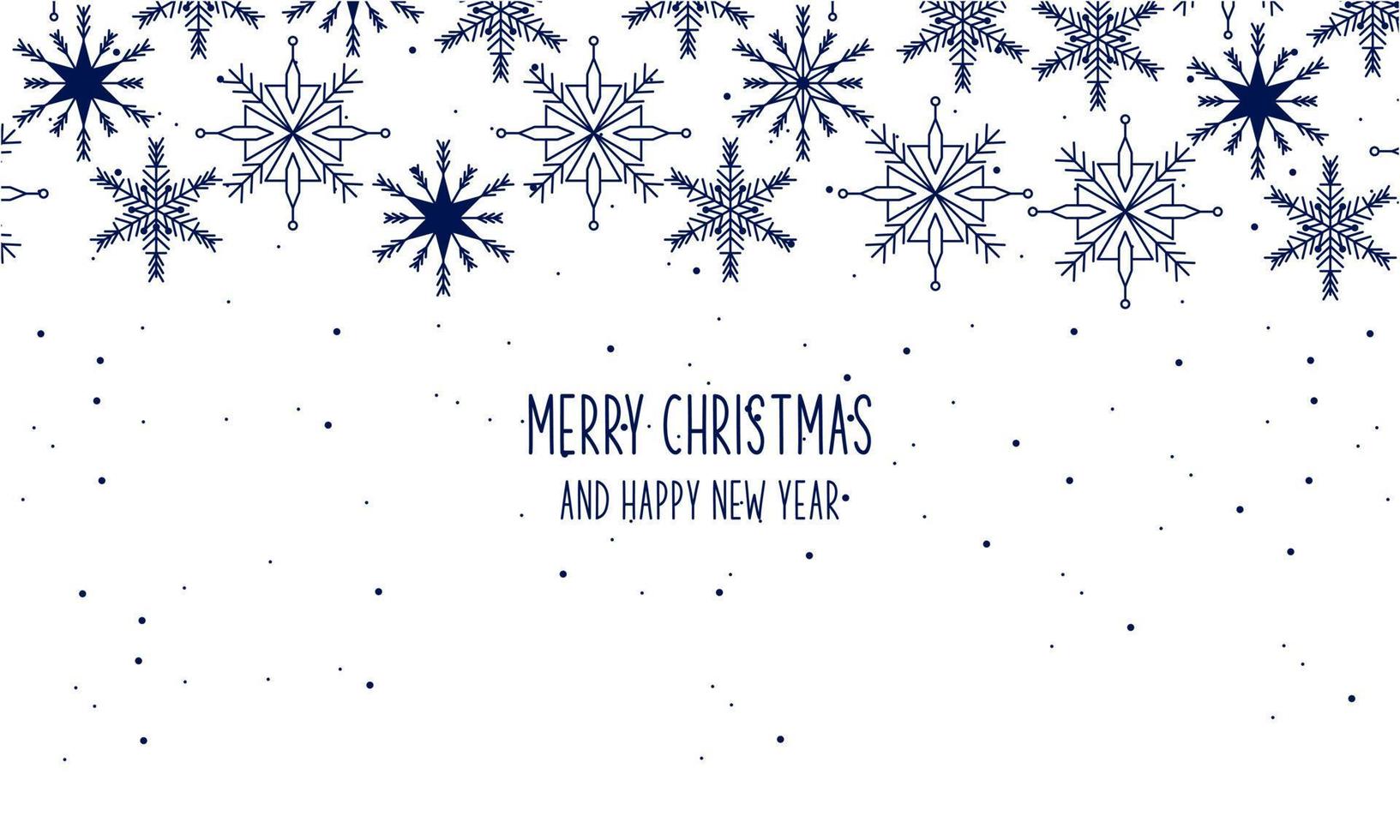Christmas snowflakes elements ornaments background vector