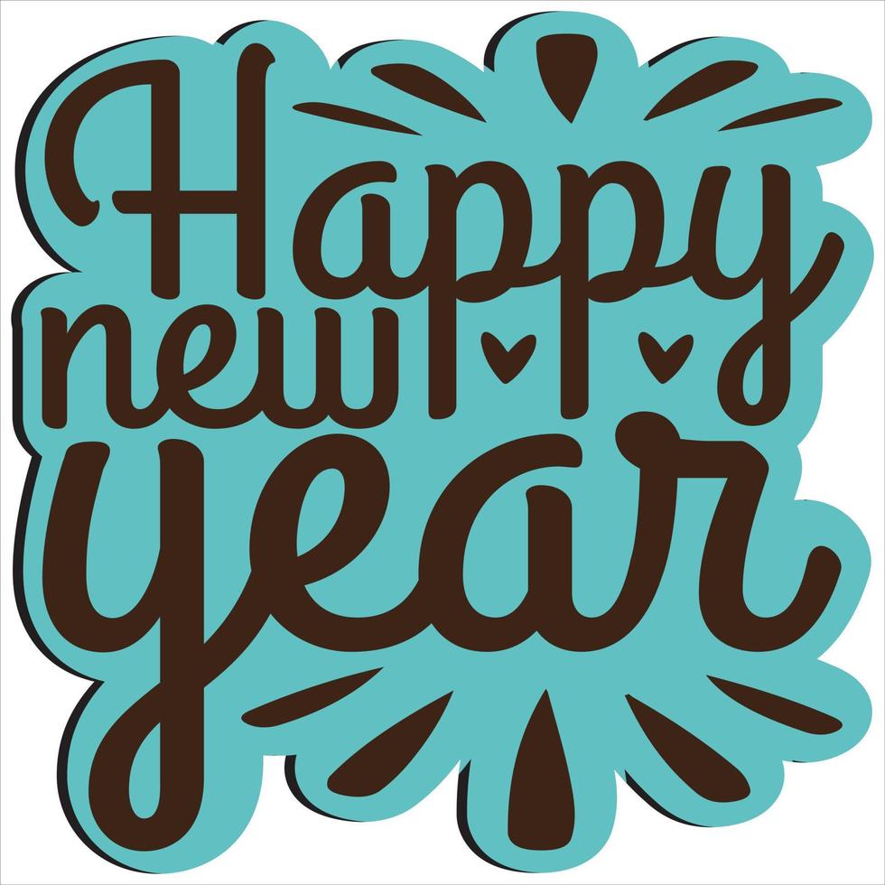 Happy new year vector