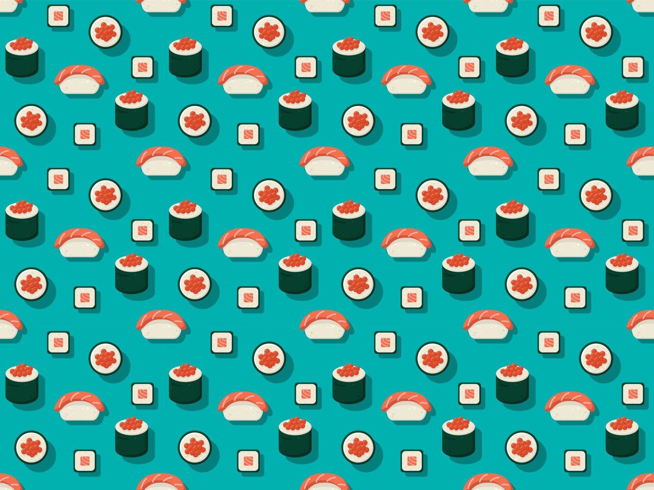 chinese new year asian food latin american pattern background seamless ornament menu japanese china vector