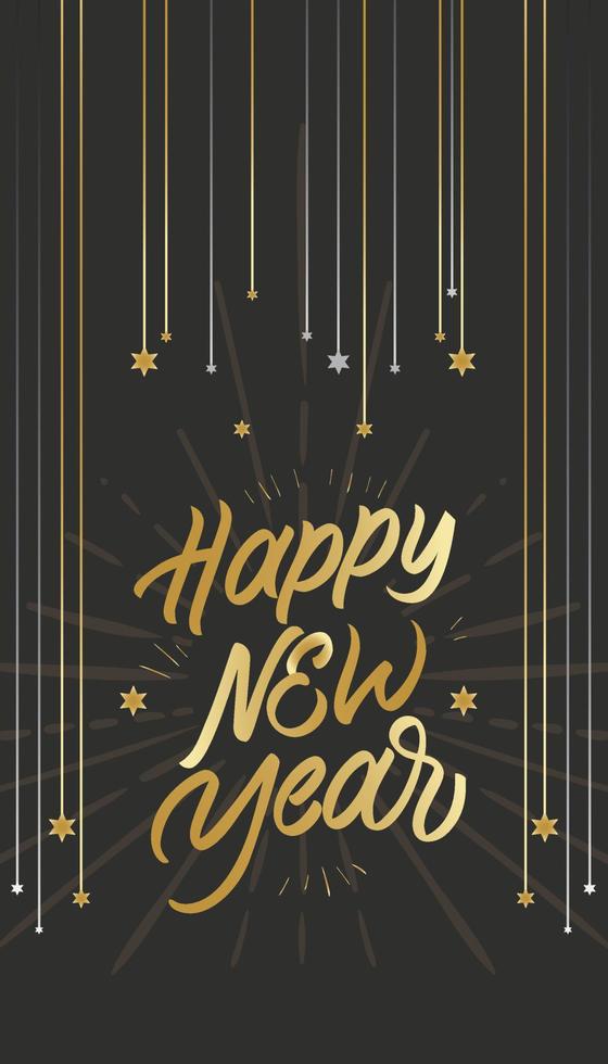 Happy new year vector