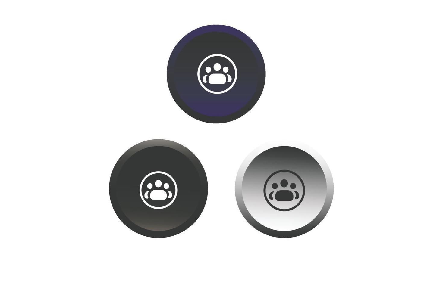 User icon button, profile button 15422407 Vector Art at Vecteezy