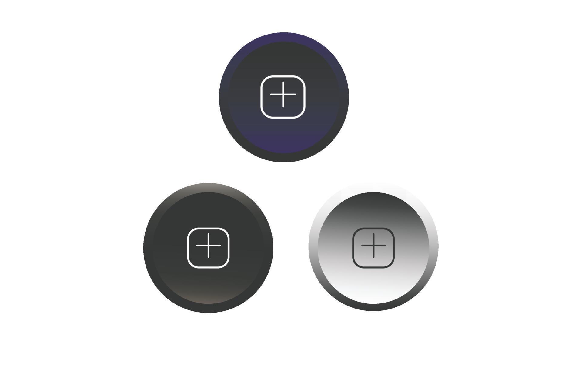 Social media post icon button 15422415 Vector Art at Vecteezy