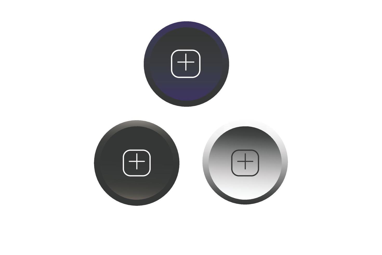Social media post icon button vector