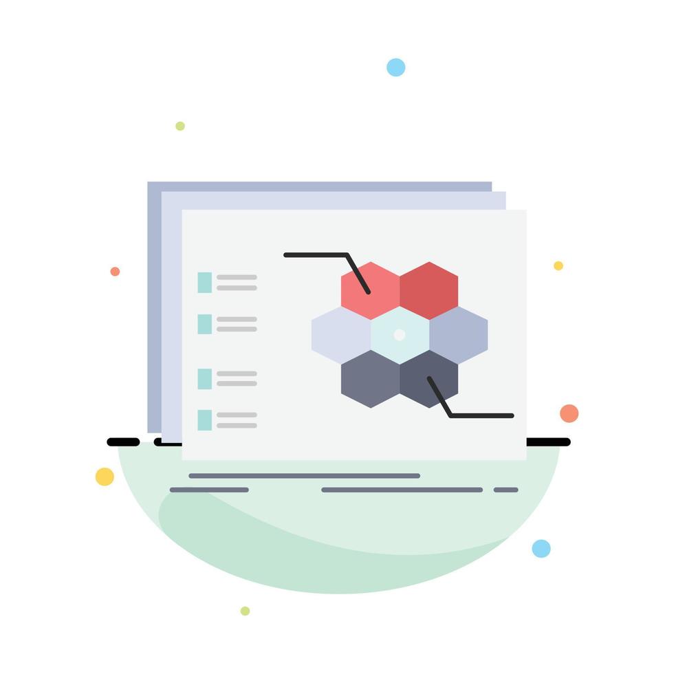 Game strategic strategy tactic tactical Flat Color Icon Vector