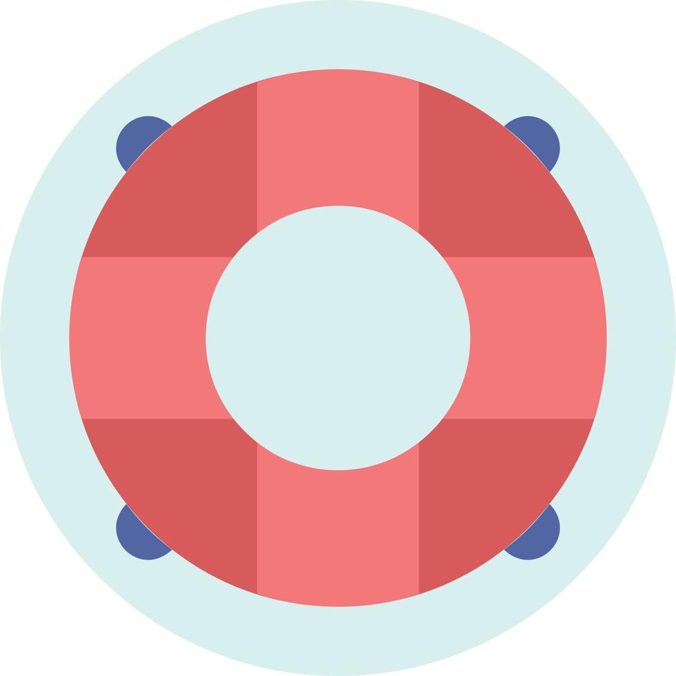 Help life lifebuoy lifesaver preserver Flat Color Icon Vector