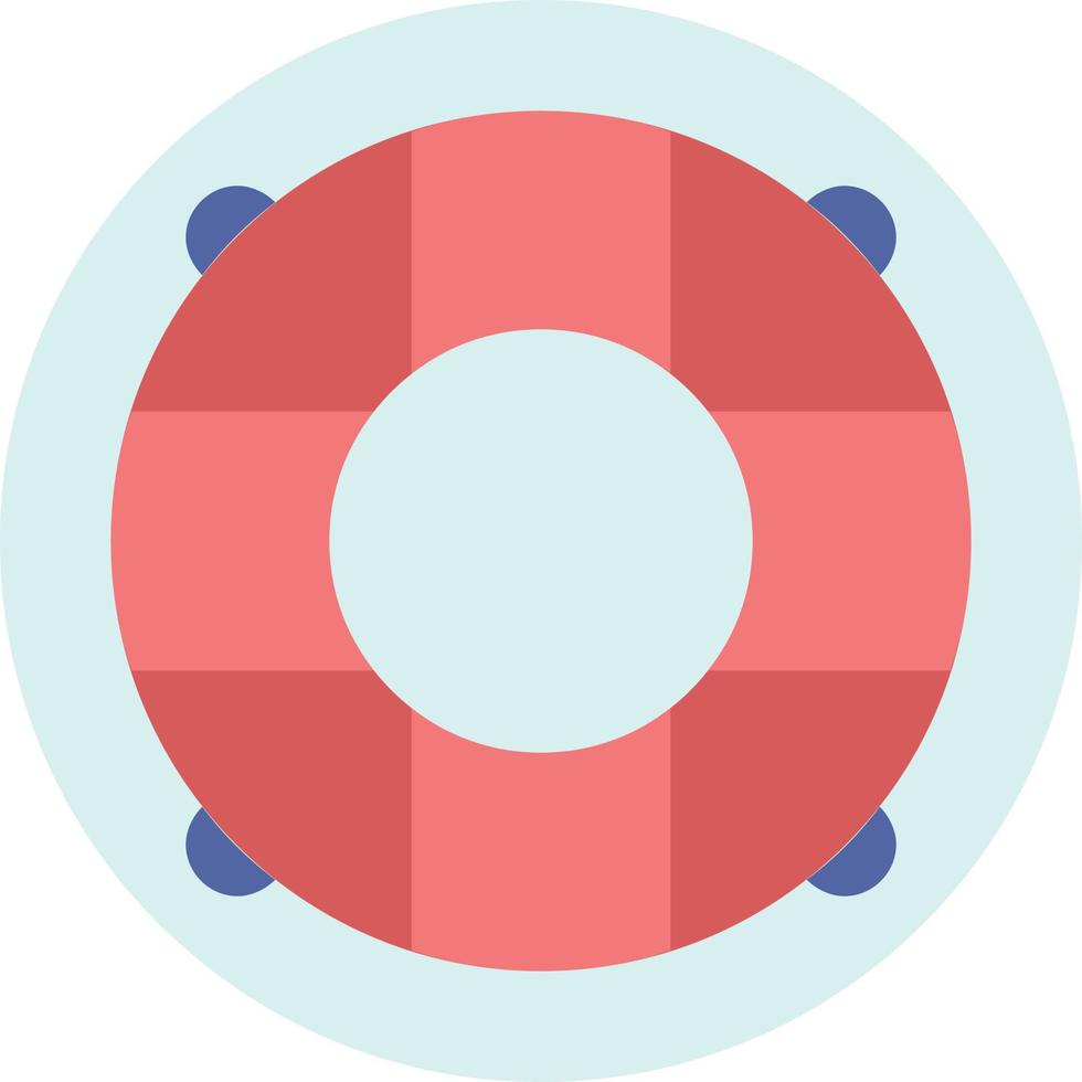 Help life lifebuoy lifesaver preserver Flat Color Icon Vector