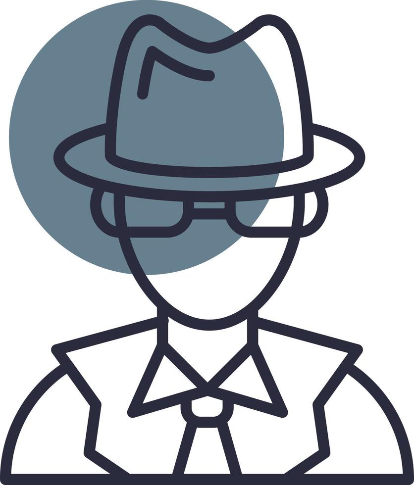 Detective Creative Icon Design vector
