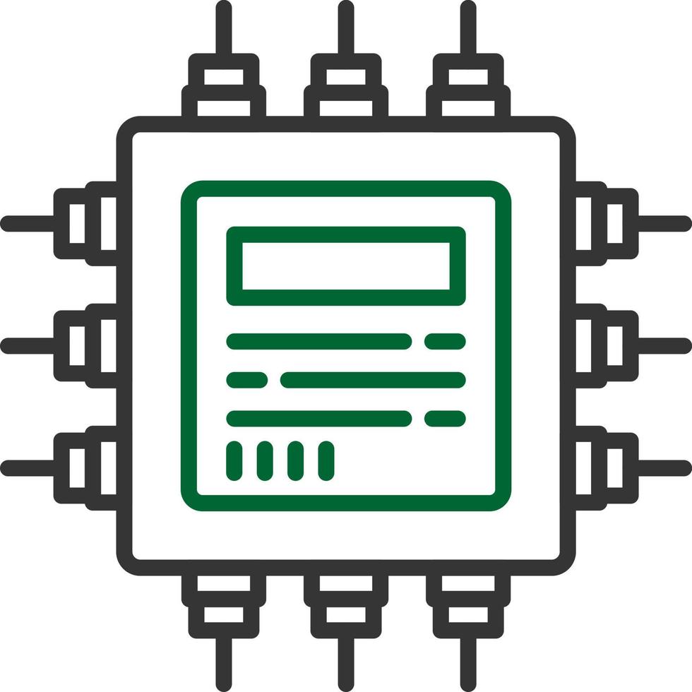 Cpu Creative Icon Design vector