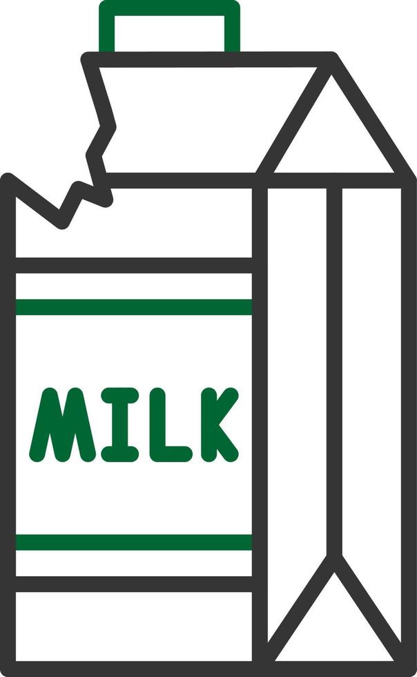 Milk Carton Creative Icon Design vector