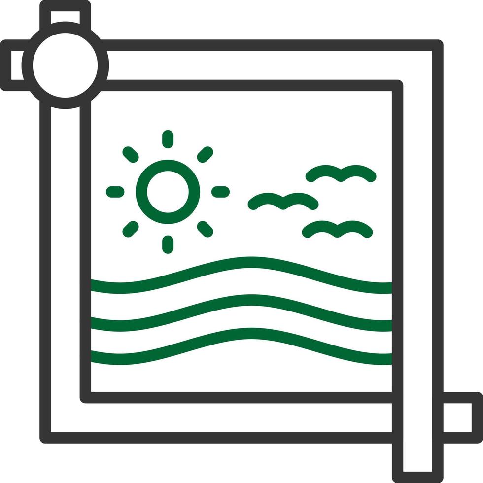 Crop Creative Icon Design vector