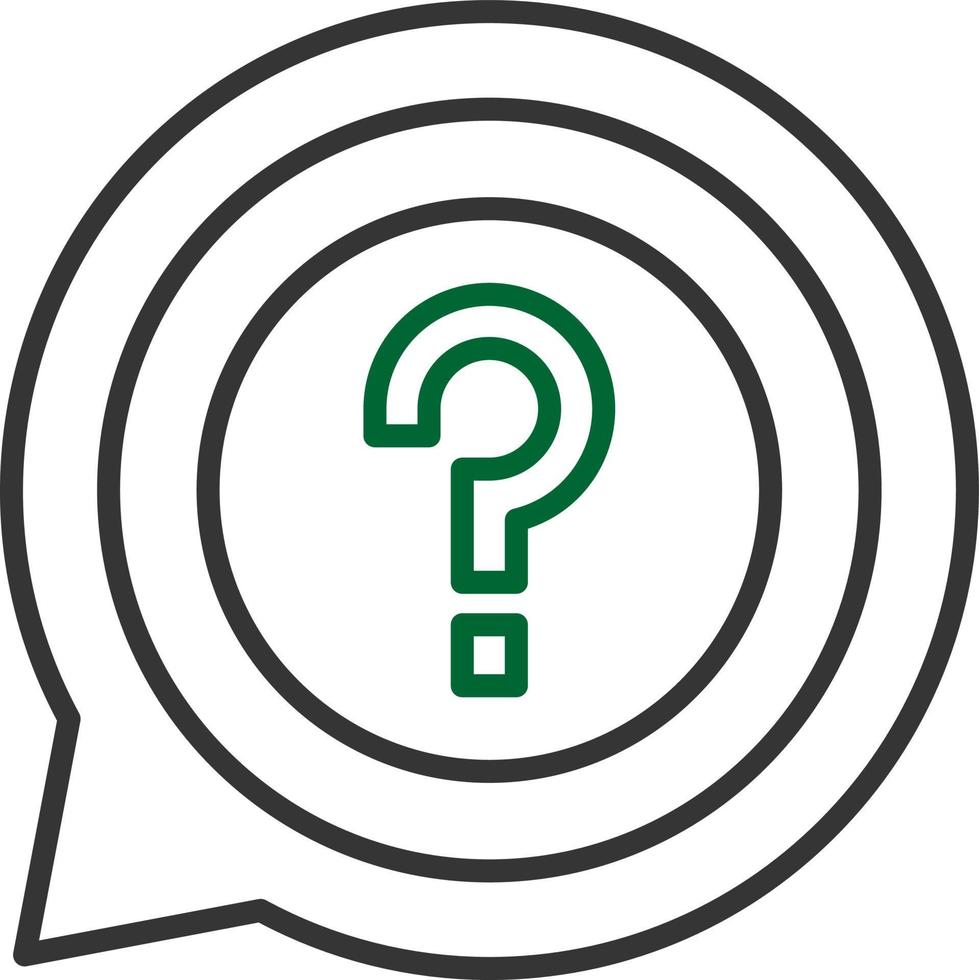 Question Creative Icon Design vector