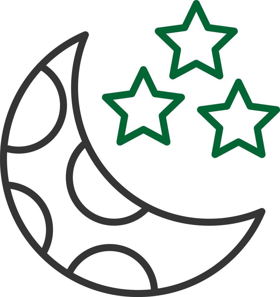 Night Creative Icon Design vector