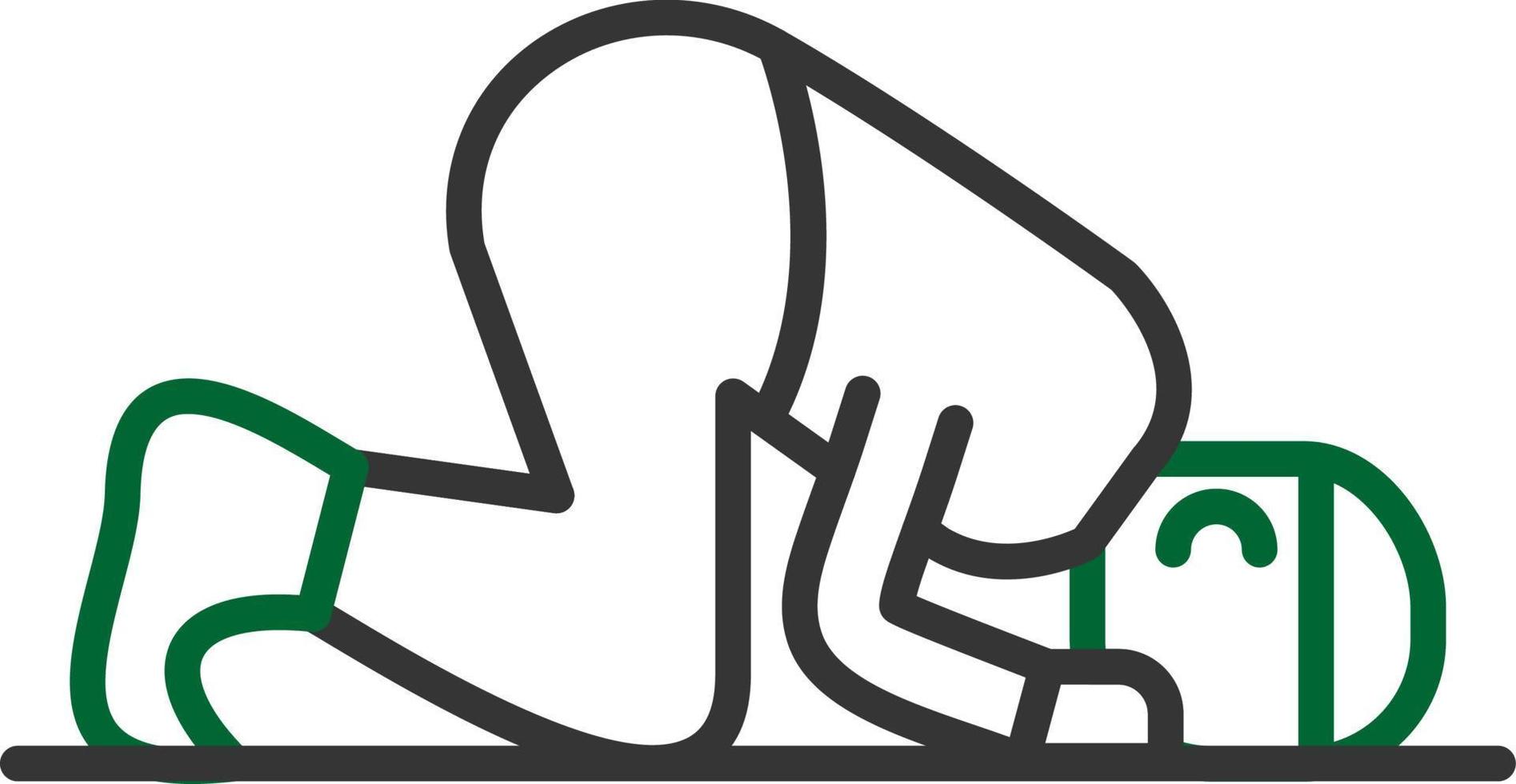Sujud Creative Icon Design vector