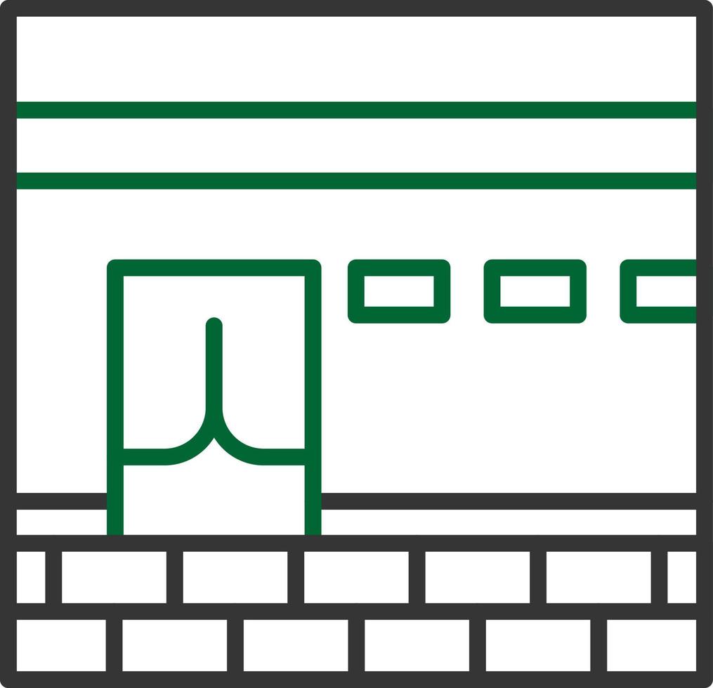 Kaaba Creative Icon Design vector