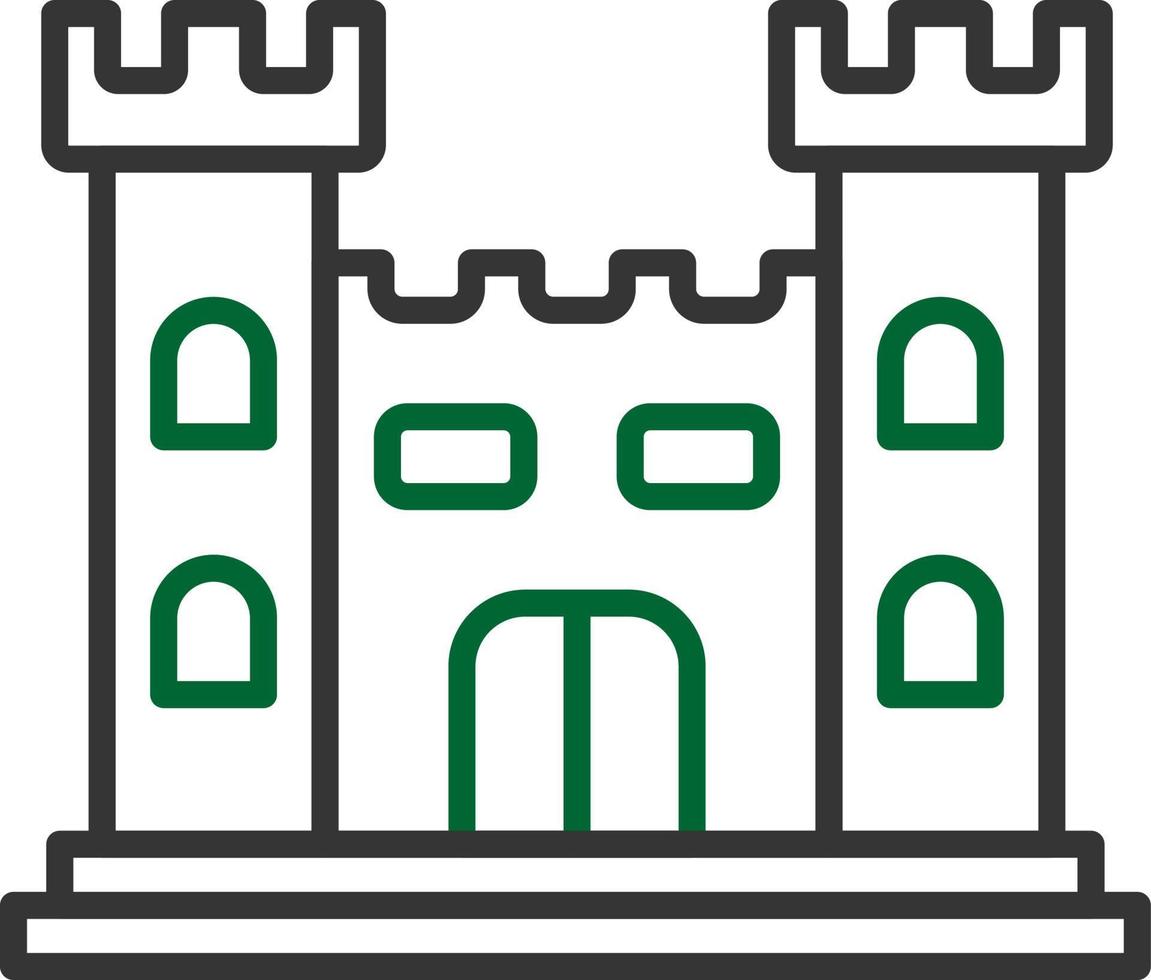 Castle Creative Icon Design vector