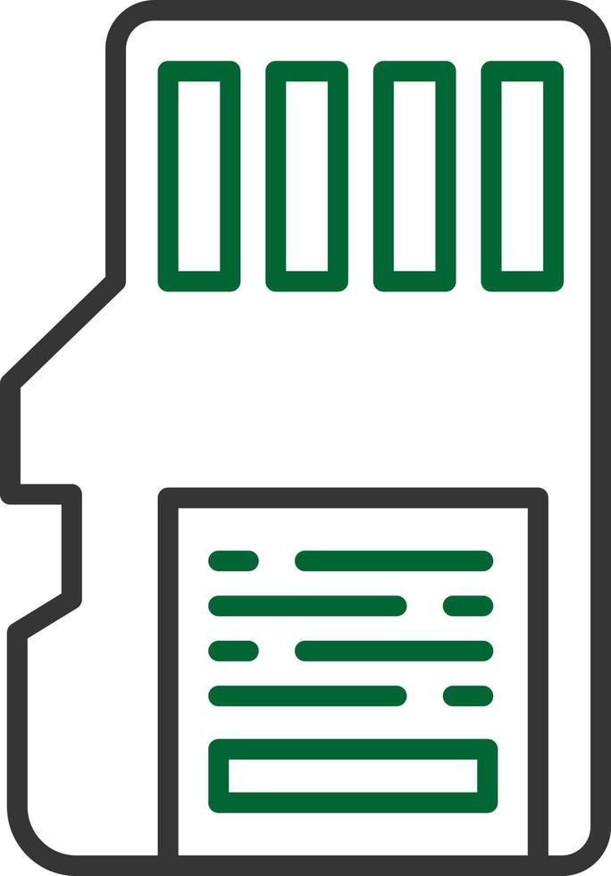 Sd Card Creative Icon Design vector