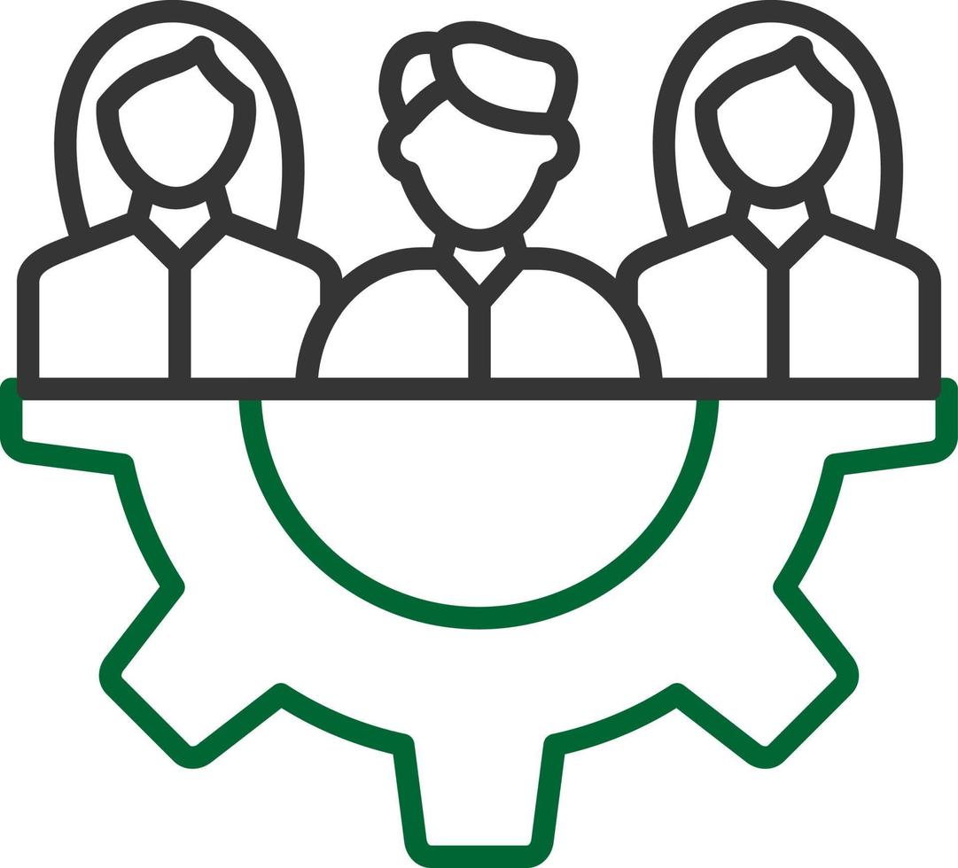 Workforce Creative Icon Design vector