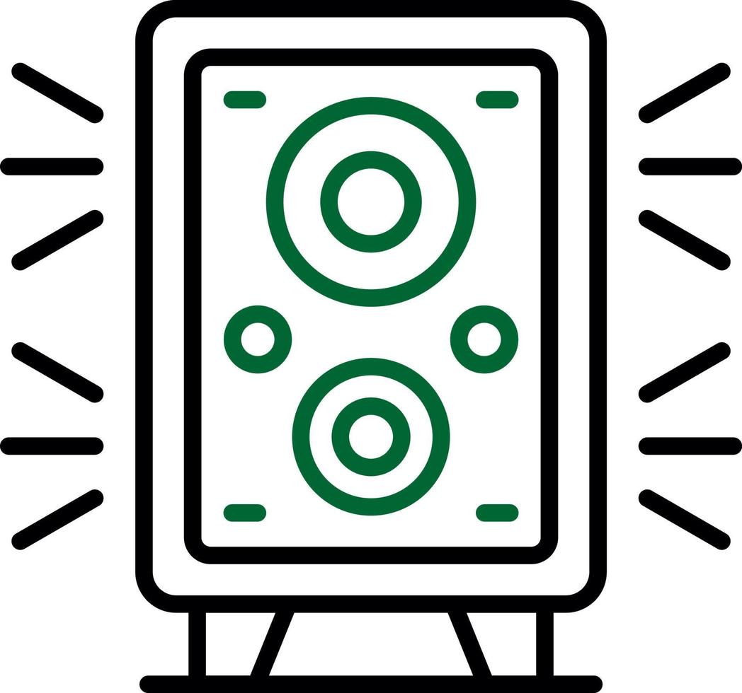 diseño de icono creativo de altavoz vector