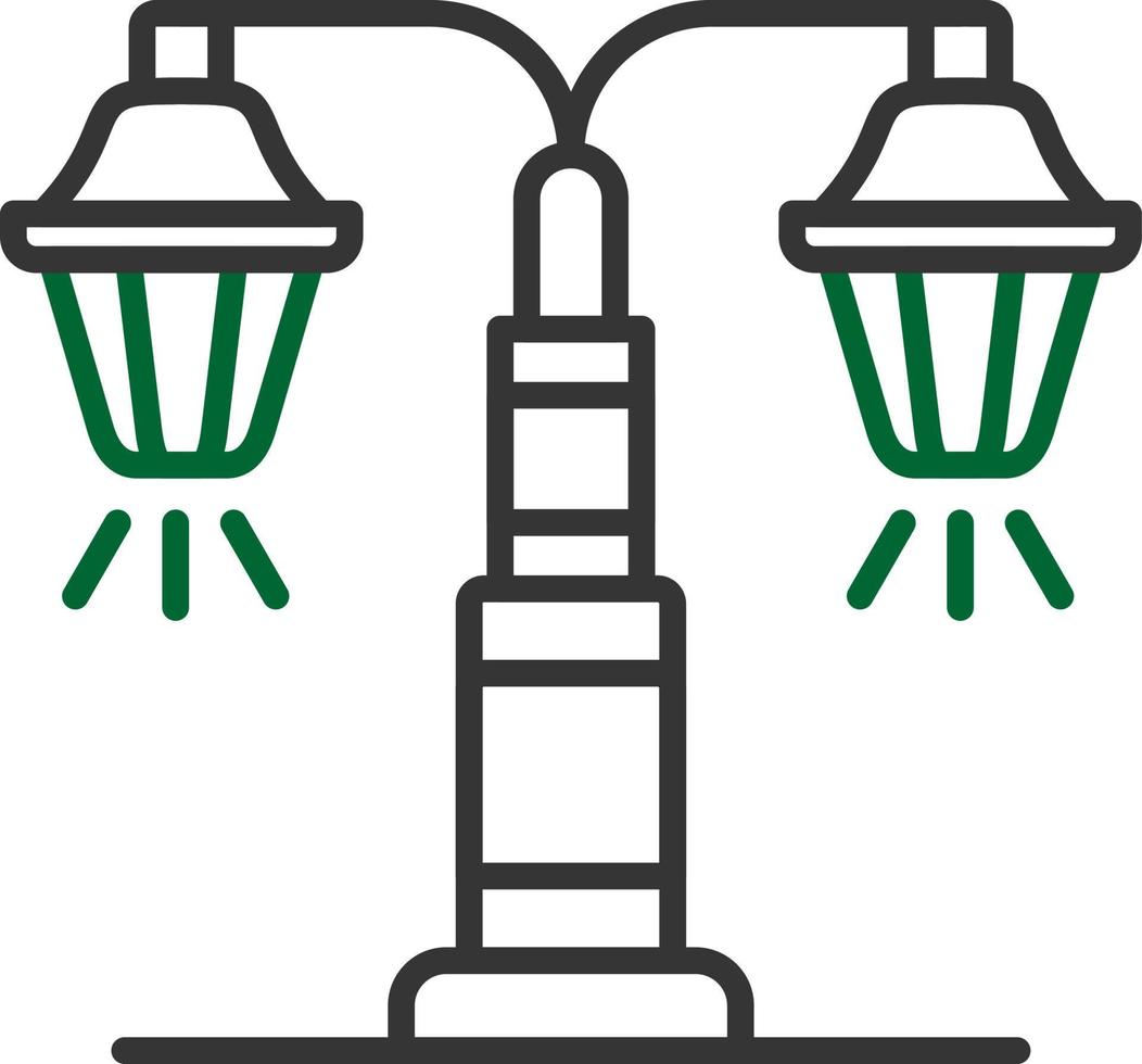 Street Lamp Creative Icon Design vector