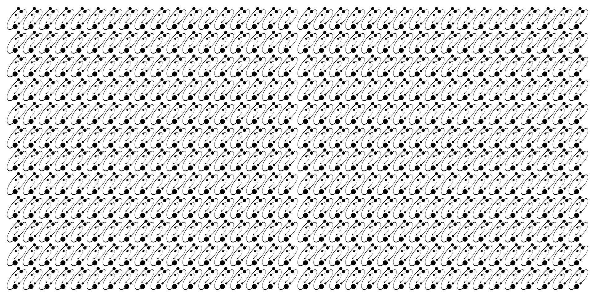ornamental patterns, round objects and diagonal lines vector