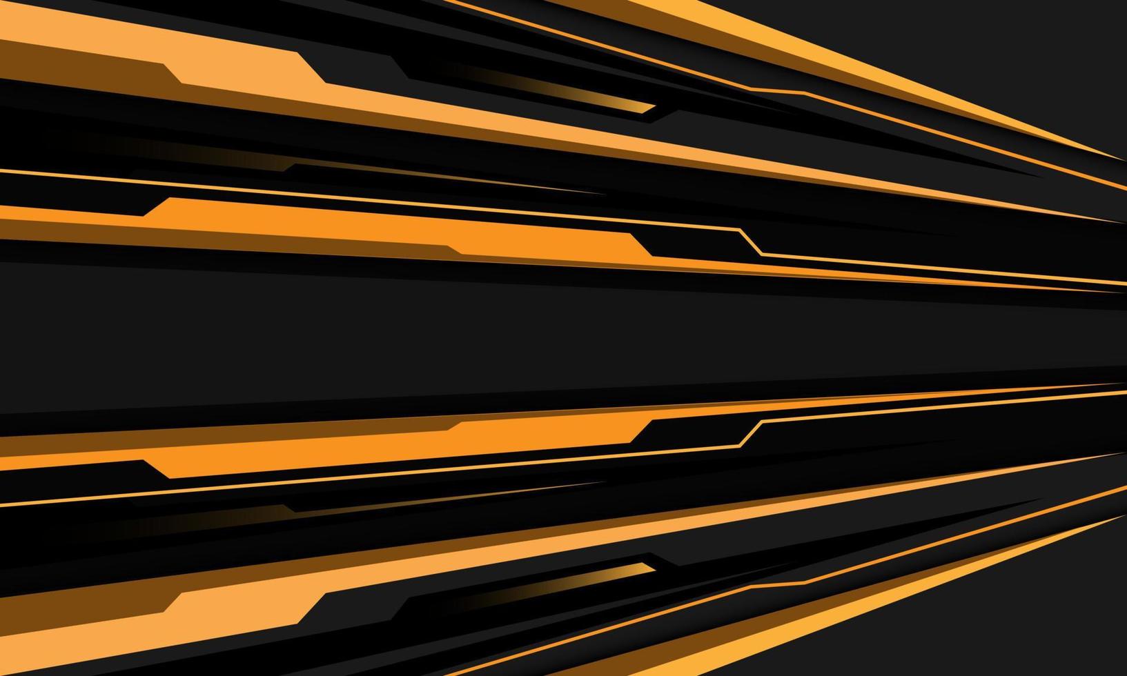Abstract yellow grey cyber speed line direction dynamic geometric design modern futuristic technology background vector