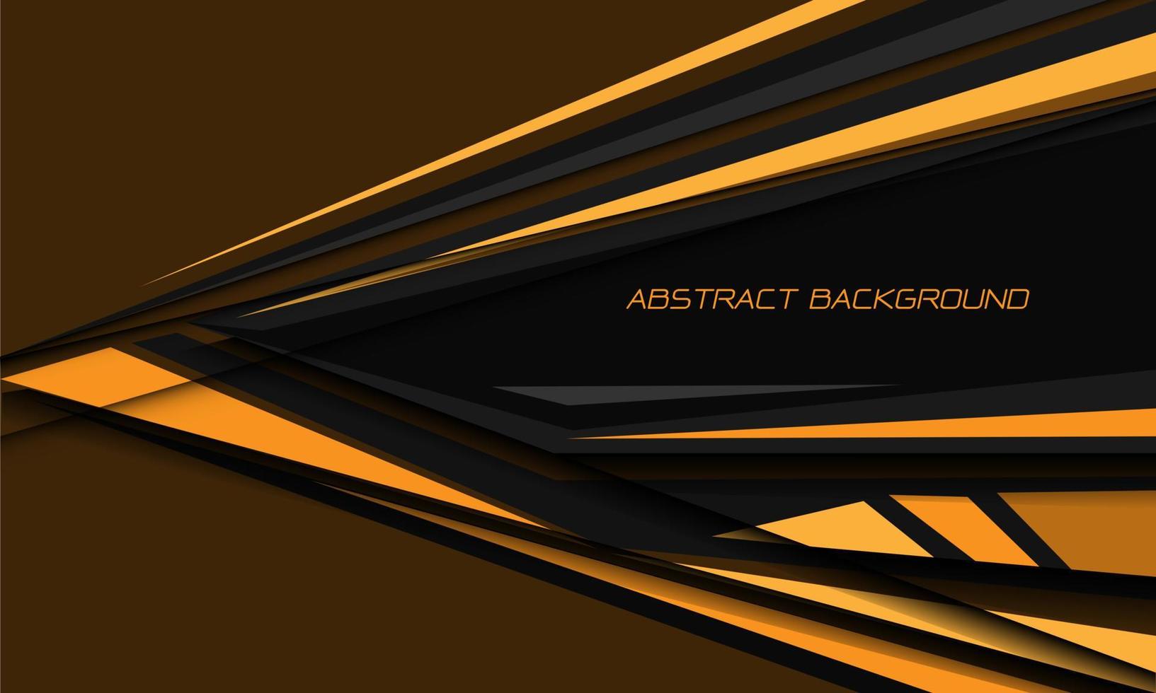 Abstract yellow speed black shadow direction geometric hexagon mesh on grey design modern luxury futuristic background vector