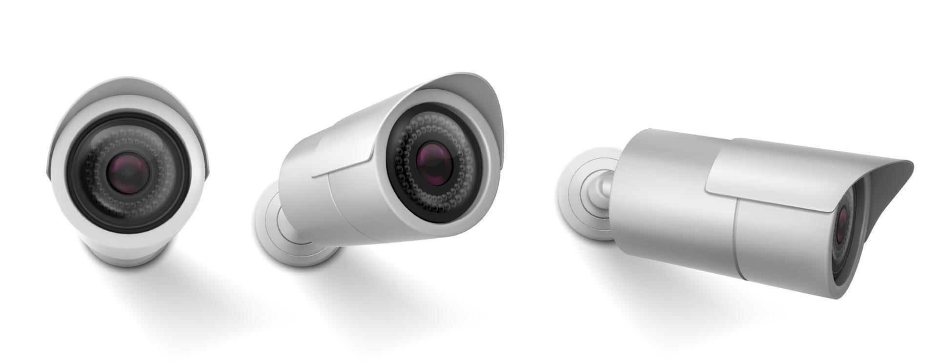Security camera, cctv cam for surveillance vector
