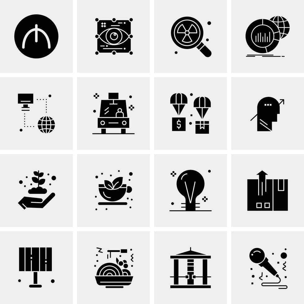 16 Business Universal Icons Vector Creative Icon Illustration to use in web and Mobile Related project