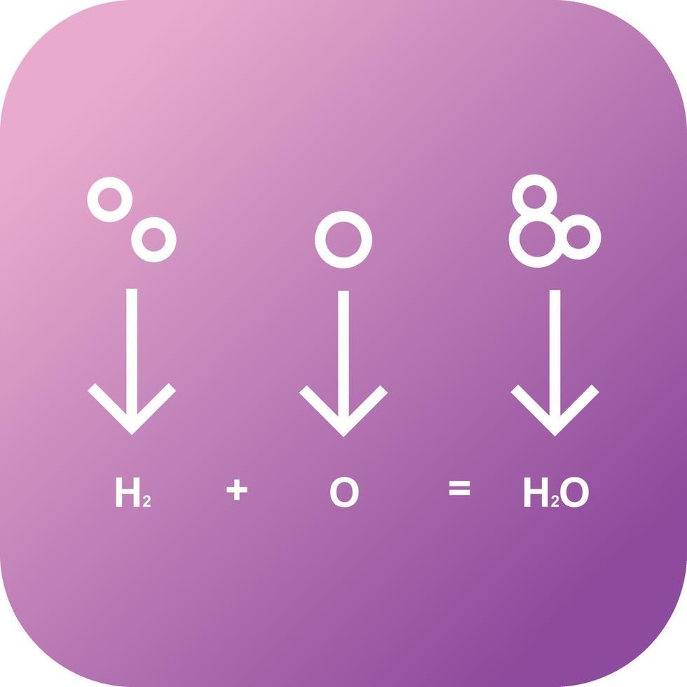 Unique Chemicals Formula Vector Line Icon