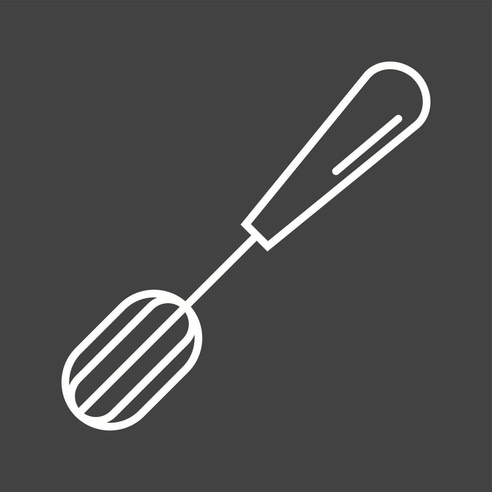 Unique Hand Beater Line Vector Icon