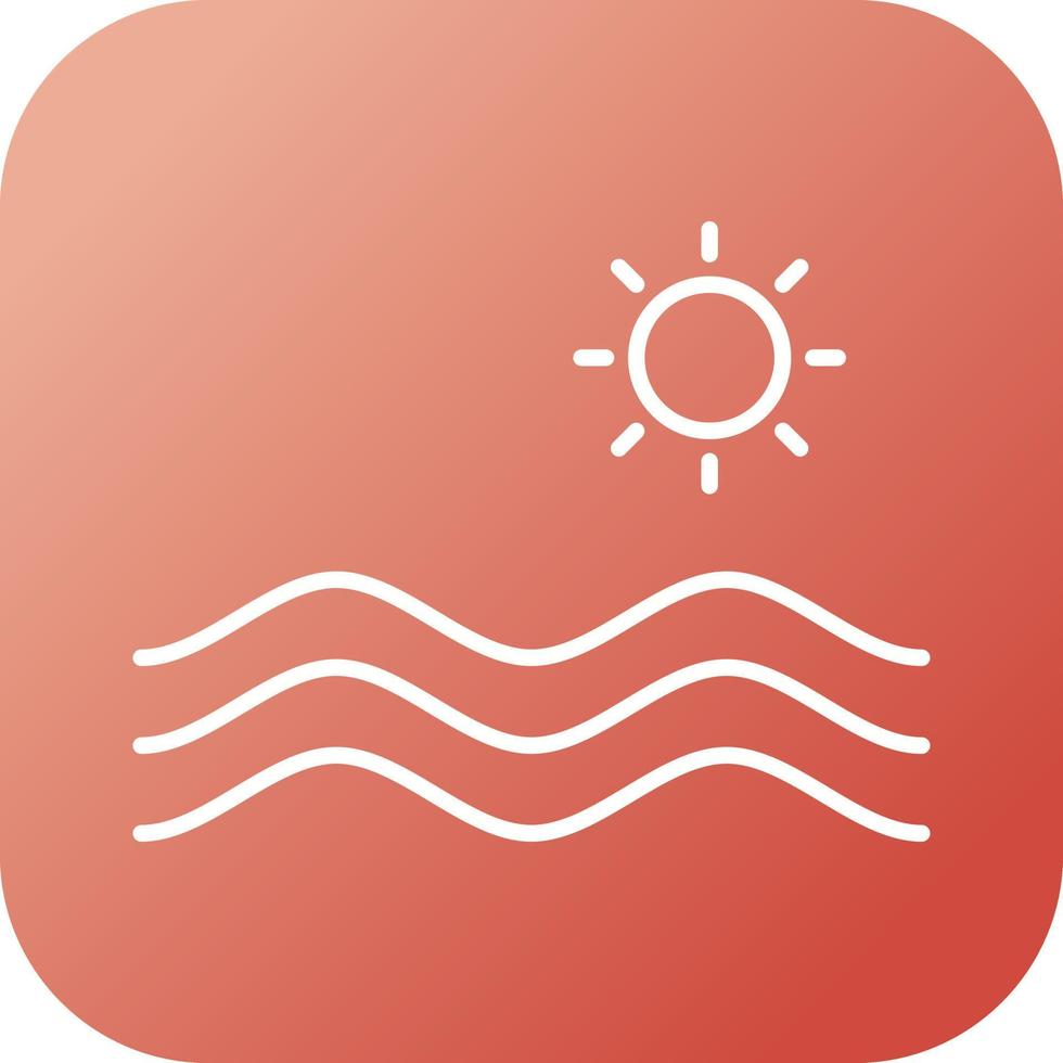 Unique Hydro Power Vector Line Icon