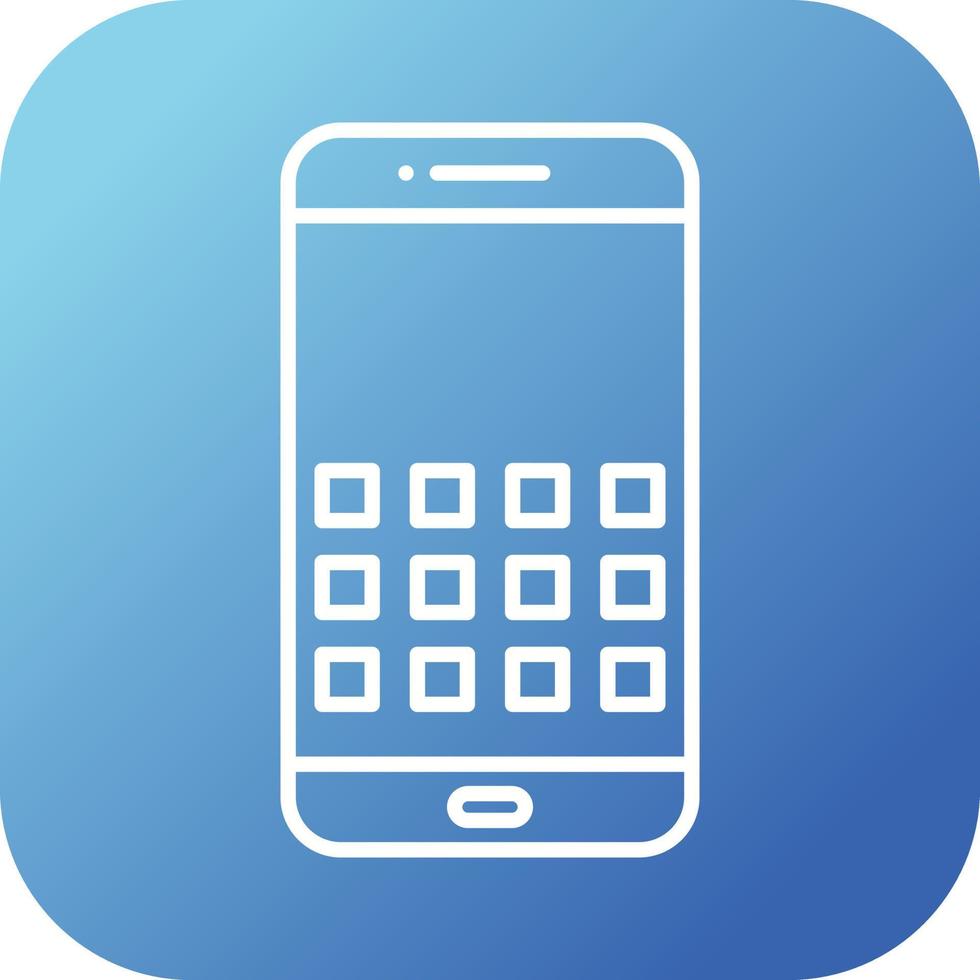 Unique Security Code Line Icon vector