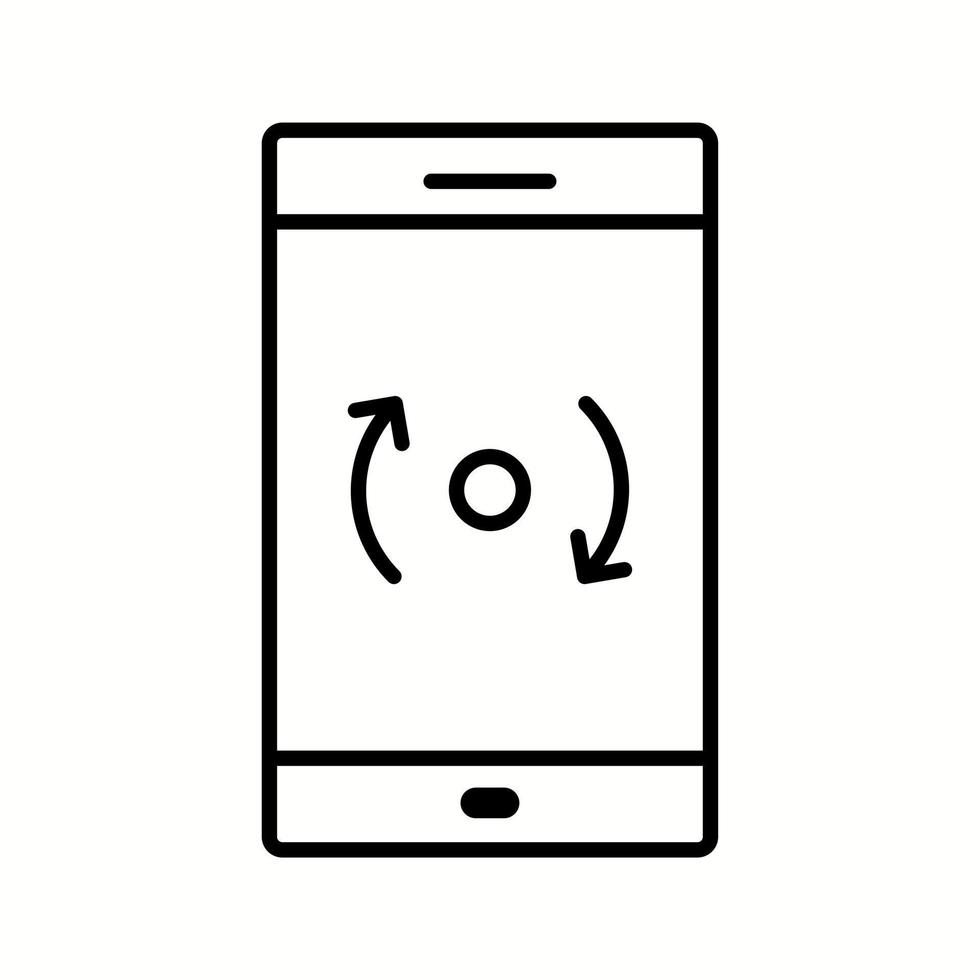 Unique Backup and Reset Vector Line Icon
